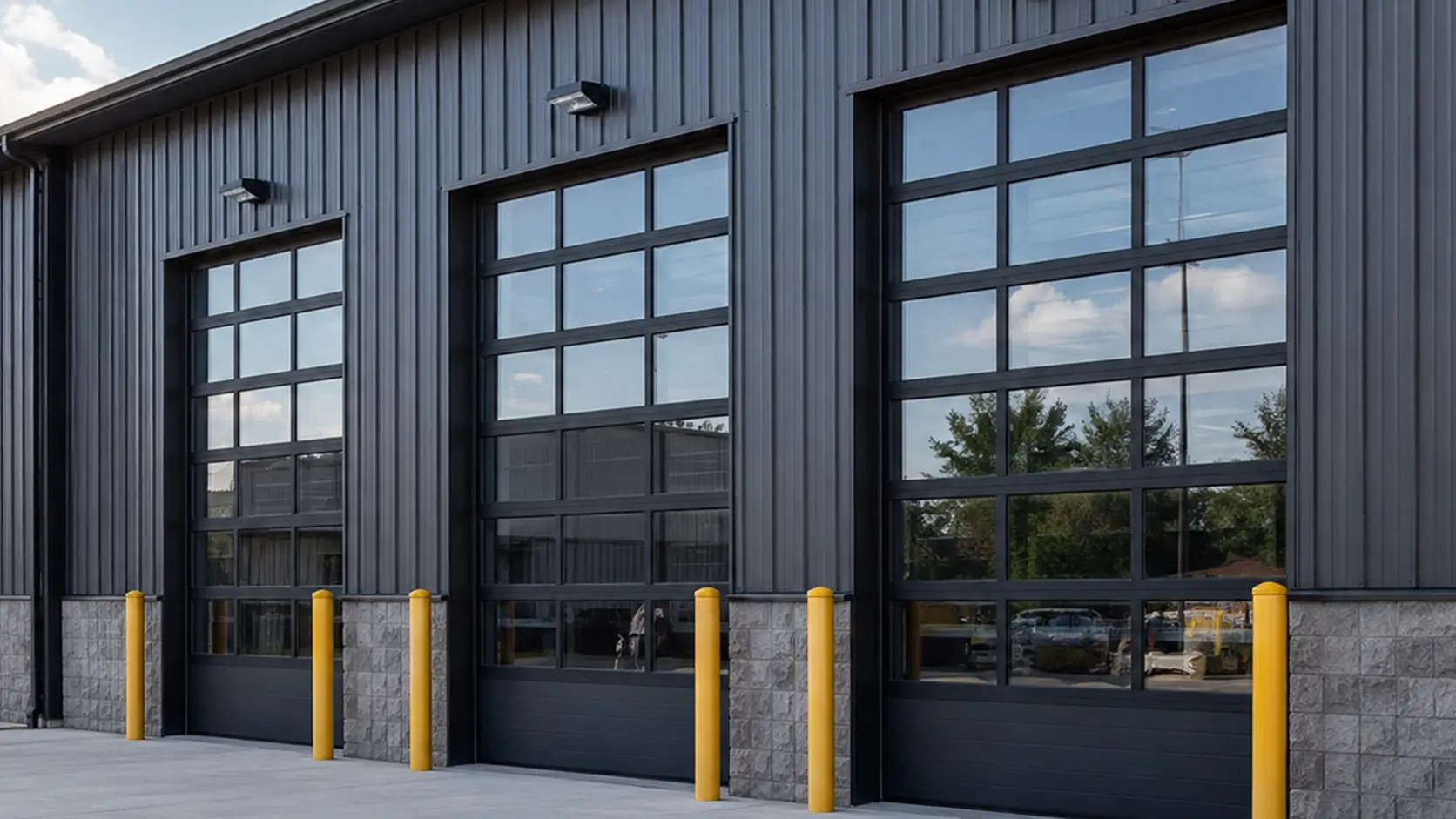 Preventive commercial garage door service