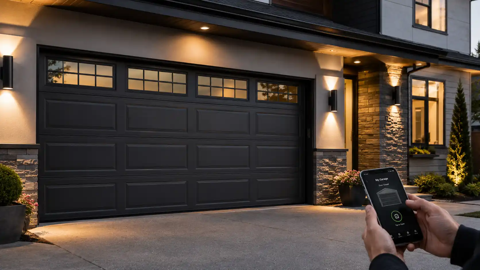 Garage door styles and smart opener upgrades