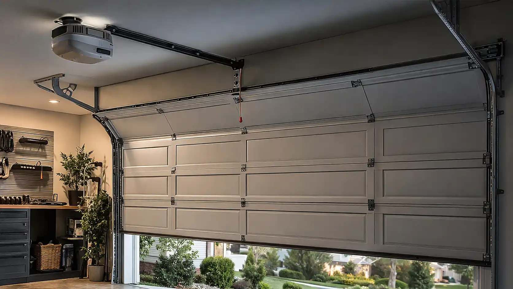 Garage door opener preventive maintenance service