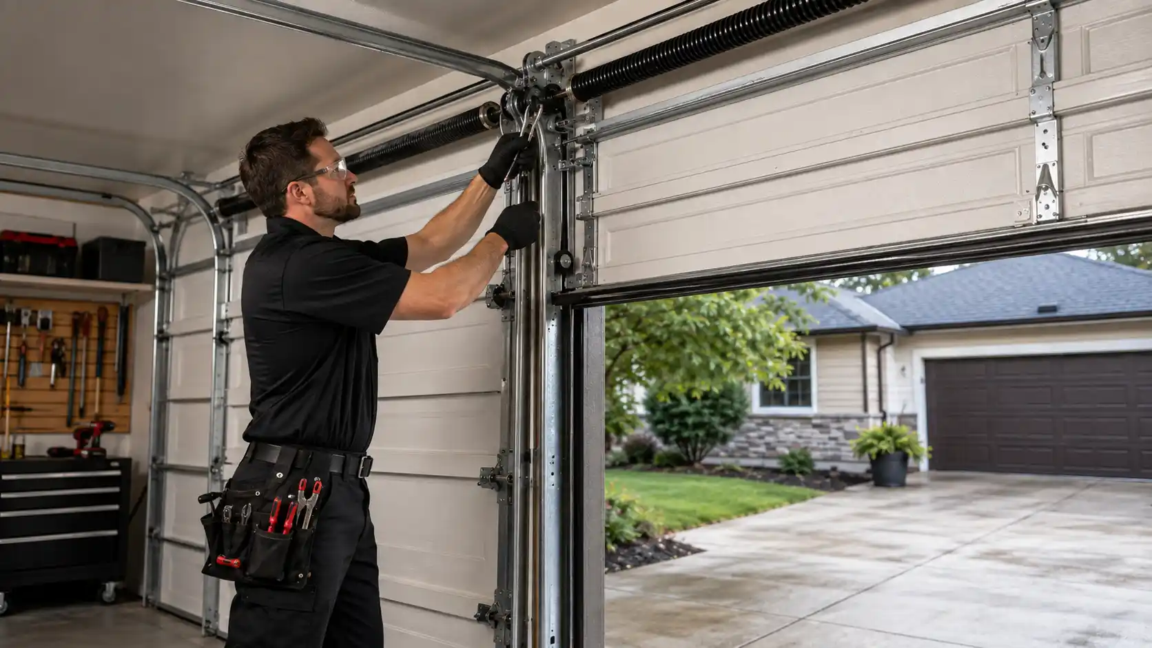 Garage door repair service