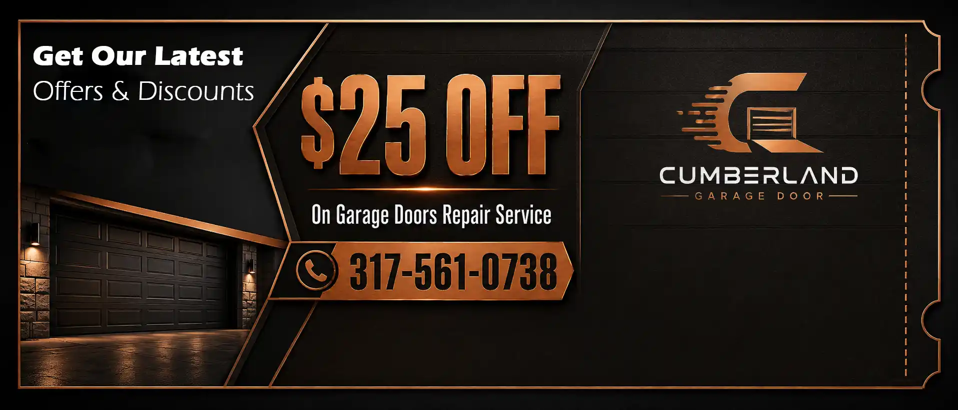 Modern garage door and home exterior