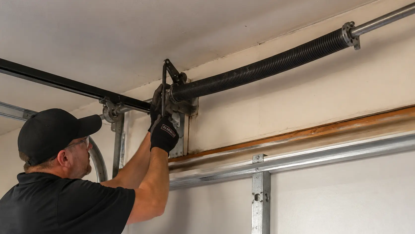 Garage door spring inspection
